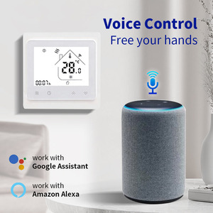 Termostato Smart WiFi RF per Riscaldamento a Pavimento, Hub ZigBee Programmabile, Compatibile con Apple <span class=keywords><strong>HomeKit</strong></span>, Elettrico, Moderno per Hotel - Product Image 4
