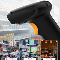 Vente directe d'usine Scanner de codes à barres laser sans fil portable 3000K Blanc LED Wifi Lecteur de codes à barres sans fil 2D