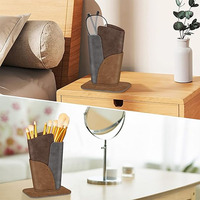 Porte-lunettes anti-rayures en cuir PU étui à lunettes pour bureau ou table de chevet