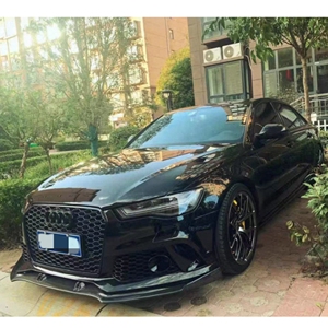 <span class=keywords><strong>AUDI</strong></span> <span class=keywords><strong>A6</strong></span> C7.5 <span class=keywords><strong>S</strong></span> <span class=keywords><strong>LINE</strong></span> S6 2016 2017 <span class=keywords><strong>2018</strong></span> pour voiture <span class=keywords><strong>A6</strong></span> C7.5 S6, lèvre de pare-chocs <span class=keywords><strong>avant</strong></span> en fibre de carbone véritable, kit carrosserie - Product Image 5