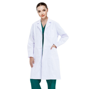 Manteaux <span class=keywords><strong>de</strong></span> laboratoire blancs à manches longues pour hommes et femmes Vêtements <span class=keywords><strong>de</strong></span> travail pour salons <span class=keywords><strong>de</strong></span> beauté Étudiants Infirmières Hôpitaux Approvisionnement direct - Product Image 5