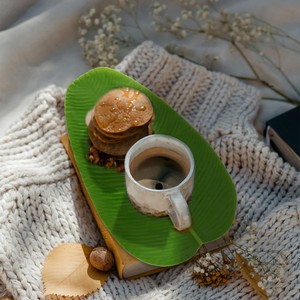 Tappetino Decorativo con Foglia <span class=keywords><strong>di</strong></span> Banana Verde Simulata <span class=keywords><strong>per</strong></span> Casa, <span class=keywords><strong>Halloween</strong></span>, San Valentino, Laurea, Festa della Mamma - Product Image 5