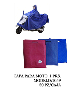 Poncho impermeabile universale per moto, blu navy, casual, per adulti, per viaggi all'aperto, campeggio, utilizzo con bici elettrica - Product Image 1