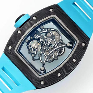 Reloj de Fibra de Carbono Sofisticado 5A 2026, Superficie de Zafiro, Mecanismo Visible Delicado, Correa de Goma Moderna - Product Image 3