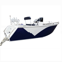 Console centrale de pêche en aluminium, 1 m/5m/17 pieds, bateau