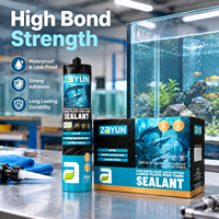 Scellant en silicone résistant aux UV pour aquarium, maintient un effet d'étanchéité fiable et durable pour les zones près des fenêtres