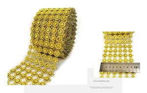 Accessoires <span class=keywords><strong>de</strong></span> mode multicolores DIY, garniture en cristal, strass, rouleau <span class=keywords><strong>de</strong></span> maille, tournesol, pour vêtements ethniques - Product Image 3