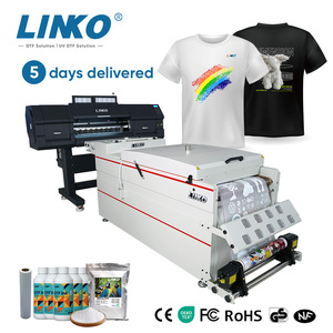 <span class=keywords><strong>LINKO</strong></span> 4/8 Couleurs Imprimante industrielle DTF 60cm Machine d'impression pour T-shirt Impression Quatre I3200 Tête d'impression 24 pouces A1 Imprimante DTF - Product Image 3
