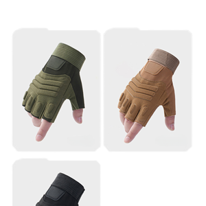 Outdoor Tactical Cotton <b>Gloves</b> Anti-Slip Men Women <b>Weight</b> Lifting Sports Motorcycle Riding Wear-Resistant Protective Soft <b>Gloves</b> - Product Image 6