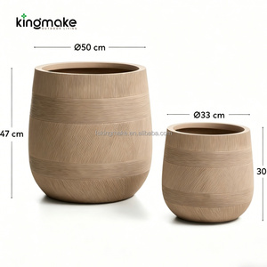 Maceta Decorativa de Cemento para Jardín, de Gran Diámetro, para Plantas Artificiales, Venta al Por Mayor de Fábrica - Product Image 6