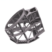 Online baja nirkarat aluminium Aloi logam profesional Tiongkok FDM layanan desain cetak 3D industri besar
