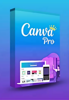 Logiciel de conception graphique authentique Canvas Pro, compte privé à vie, compatible Mac, utilisation commerciale