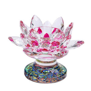 Decorazioni per la casa in cristallo artigianale di cristallo decorazioni per il burro di loto portacandele ornamenti Set regalo accessori - Product Image 2