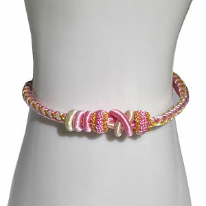 Nieuwe Mode Roze Kuiltje Knoop Touw Sieraden Beste Vrienden Liefhebbers 'Cadeau Verstelbare Maat Voor Dames Mannen En Vrienden - Product Image 2