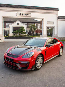 ชุดแต่ง Porsche Panamera 971 รุ่น MSY สไตล์คาร์บอนไฟเบอร์ กันชน สเกิร์ตข้าง ดิฟฟิวเซอร์ สปอยเลอร์ ซุ้มล้อ ฝากระโปรง รุ่นใหม่ อัพเกรด - Product Image 3