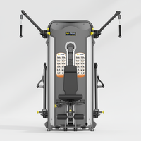 Máquina de Gimnasio Gymlead Serie JXS para Press de Hombros con Cables Cruzados Dobles, Pila de Pesas de 80 kg, Certificación CE, Entrenador Funcional para Culturismo