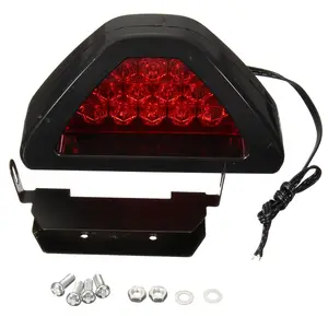 12 LED Mobil Styling Belakang Ekor Rem Stop Lampu Belakang Strobo Merah Kabut DRL Flash Berkedip Lampu