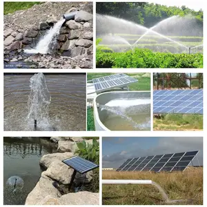 Güneş yeraltı su pompası 1hp agriculture dc derin kuyu güneş su pompası tarım güneş akıllı dalgıç su pompası için