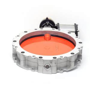 Aluminiumlegering Pneumatisch Poeder Vlinderklep Enkele/Dubbele Flens <span class=keywords><strong>Cement</strong></span> Mengstation Speciaal Stof DN100-DN400 Gemaakt <span class=keywords><strong>China</strong></span> - Product Image 3