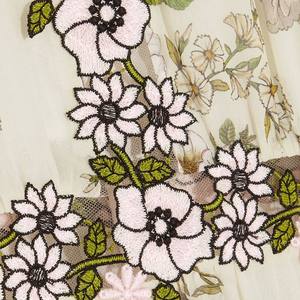 Europäische Luxus kleidung Custom Lace Trim Kleid Frühling Modest Frau Blumen Chiffon Maxi kleid Mode <span class=keywords><strong>Prom</strong></span> Party Kleid - Product Image 3