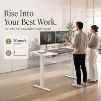 AOR Simple Avancé Maison Électrique Silencieux Ascenseur Bureau Debout Bureau Ordinateur Apprentissage Bureau Bureau Conseil Conception Usine Vente en Gros