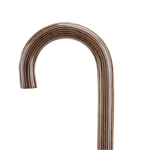 Solid Wood Walking Stick With Umbrella <b>Hook</b> For Elderly Multiple Heights Customizable - Product Image 4