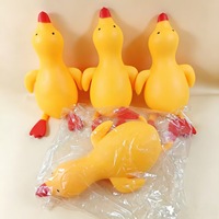 Jouet Squishy Canard Jaune Géant en Plastique TPR Rempli de Poudre, Anti-Stress à Presser, pour Filles, Garçons, Unisexe et Adultes