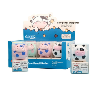Sinh viên bút chì mài với dễ thương Mini bò thiết kế hướng dẫn sử dụng phim hoạt hình trường văn phòng phẩm - Product Image 5