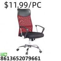 Fauteuil de jeu de course ergonomique en cuir noir à dossier haut réglable