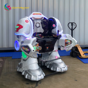 Voiture à pédales pour enfants en matériau FRP, alimentée par batterie, pour l'intérieur et l'extérieur - Équipement de terrain de jeu - Product Image 2