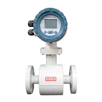 Medidor de Flujo Electromagnético Inteligente con Wifi, Brida RS485 de 100 mm, para Aguas Residuales y Drenaje