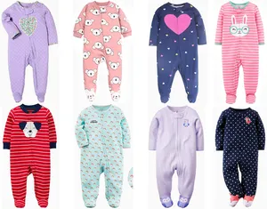 Wholesale New Born Baby Clothes Long Sleeve Outfit Baby Winter Cute Romper