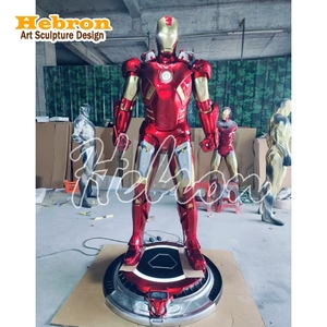 Statuetta di Iron Man a grandezza naturale di alta qualità in vendita, con parti illuminate multiple del modello del personaggio <span class=keywords><strong>Marvel</strong></span>, realizzata in resina. - Product Image 4