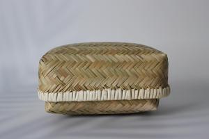Handwoven <b>Bamboo</b> Ajiro Bento Box Japanese Kitchen Organizer Natural Storage Box Eco Friendly Lunch <b>Container</b> Supplier - Product Image 2