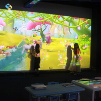 Table interactive de peinture magique d'intérieur, table tactile, projection murale, projecteur, jeu éducatif pour enfants
