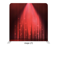 Backdrop Fotografi Lipat Portabel Studio Foto Aluminium Dua Sisi 8x8 Kustom Laris Manis untuk Pesta