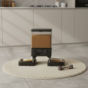 Comedero y Bebedero Inteligente 2 en 1 <span class=keywords><strong>para</strong></span> Mascotas, Funciona con Batería, Plástico, 4L, Sistema Automático de Alimentación y Bebida <span class=keywords><strong>para</strong></span> Perros - Product Image 6