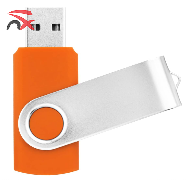 Customized Logo Twister Swivel New Usb Flash Drive 8GB 16GB 32GB 64GB USB Drive with Plastic Interface