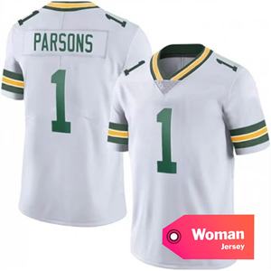 Hochwertige Damen-Trikots Green Bay 10 LOVE 1 Parsons American Football Trikot Individualisierte Trikots mit Logo - Product Image 4