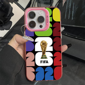 2026ฟุตบอลสำหรับ iPhone 17 PRO MAX Fashion <span class=keywords><strong>15</strong></span> Pro เคสโทรศัพท์ Apple 16 Europe America 14 - Product Image 4