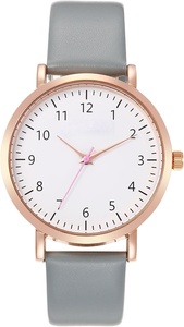 Top-level Fashionable Personalized Design,Round <b>Case</b> and Black Leather Strap,Designer Style Automatic Mechanical <b>Watch</b> - Product Image 6