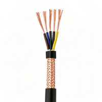 Câble de commande blindé RVVP de marque SZYL, conducteur multiconducteurs en cuivre pur, isolation PVC, anti-interférence, IP68, 90 mètres, industriel