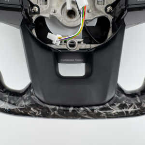 Volante de fibra de carbono compatible con Toyota Hilux N80 Fortuner Camry TRD Land Cruiser 200 300 <span class=keywords><strong>Corolla</strong></span> Hiace <span class=keywords><strong>Gr</strong></span> 86 Mark X - Product Image 6