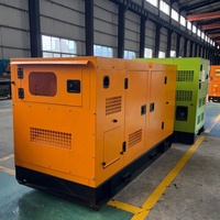 Générateur à gaz super silencieux de 30 kW avec ATS, cabine insonorisée, système de refroidissement par eau triphasé 4 fils, disponible en ligne
