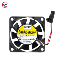 Ventilateur de refroidissement A90L-0001-0423 # 50 nouveaux ventilateurs fins FANUC CNC 24V 0.12A 6015 d'origine pour amplificateur servo série Alpha, ventilateur étanche