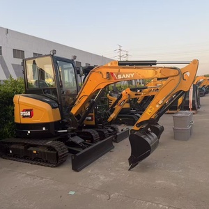 Mini-excavatrice SANY SY35U 3,5 tonnes avec godet de terrassement, mini-excavatrice Sany d'occasion - Product Image 3