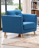 Ensemble de canapés modulaires confortables de style nordique moderne en cuir synthétique écologique avec éponge haute densité pour salon
