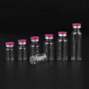 ขวดแก้วขนาด 3 มล. 5 มล. 10 มล. 15 มล. 20 มล. 25 มล. 30 มล. สำหรับขาย ขวดแก้วใสสำหรับบรรจุยาและน้ำ - Product Image 2