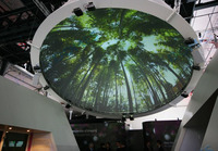 Écran de couverture de dôme de planétarium tente de cinéma à 360 degrés écran de projecteur de dôme de théâtre dôme imax