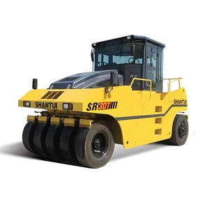 Beste Trillen Compactor Shantui SR30T 30 Ton Rubber Wiel Road Roller Prijs Voor Verkoop